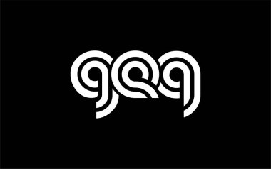 GEQ Yaratıcı Eşsiz Modern Harf Logosu Tasarımı. Benzersiz bir harf dizaynına sahip stilize logo, soyut minimalist estetik ve modern cazibe sunar.