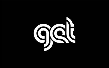 Yaratıcı Eşsiz Modern Harf Logosu Tasarımı Al. Benzersiz bir harf dizaynına sahip stilize logo, soyut minimalist estetik ve modern cazibe sunar.