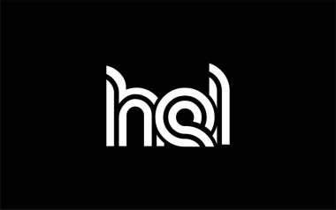 HEL Yaratıcı Eşsiz Modern Harf Logosu Tasarımı. Benzersiz bir harf dizaynına sahip stilize logo, soyut minimalist estetik ve modern cazibe sunar.