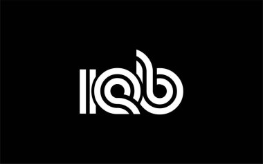 IEB Yaratıcı Eşsiz Modern Harf Logosu Tasarımı. Benzersiz bir harf dizaynına sahip stilize logo, soyut minimalist estetik ve modern cazibe sunar.