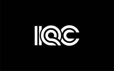 IEC Yaratıcı Eşsiz Modern Harf Logosu Tasarımı. Benzersiz bir harf dizaynına sahip stilize logo, soyut minimalist estetik ve modern cazibe sunar.