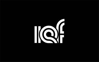 IEF Yaratıcı Eşsiz Modern Harf Logosu Tasarımı. Benzersiz bir harf dizaynına sahip stilize logo, soyut minimalist estetik ve modern cazibe sunar.