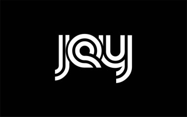 JEY Yaratıcı Eşsiz Modern Harf Logosu Tasarımı. Benzersiz bir harf dizaynına sahip stilize logo, soyut minimalist estetik ve modern cazibe sunar.
