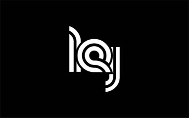 LEJ Yaratıcı Eşsiz Modern Harf Logosu Tasarımı. Benzersiz bir harf dizaynına sahip stilize logo, soyut minimalist estetik ve modern cazibe sunar.