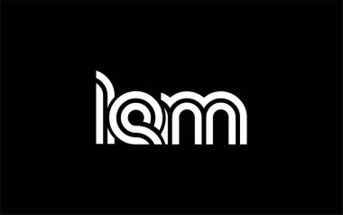 LEM Yaratıcı Eşsiz Modern Harf Logosu Tasarımı. Benzersiz bir harf dizaynına sahip stilize logo, soyut minimalist estetik ve modern cazibe sunar.