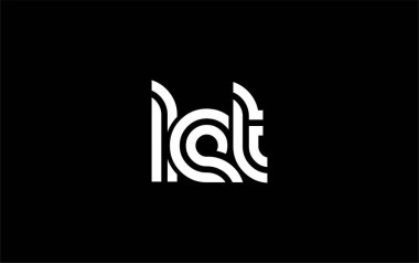 Yaratıcı Eşsiz Modern Harf Logosu Tasarımı. Benzersiz bir harf dizaynına sahip stilize logo, soyut minimalist estetik ve modern cazibe sunar.
