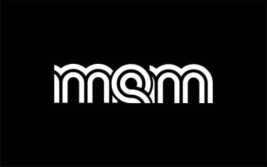 MEM Yaratıcı Eşsiz Modern Harf Logosu Tasarımı. Benzersiz bir harf dizaynına sahip stilize logo, soyut minimalist estetik ve modern cazibe sunar.