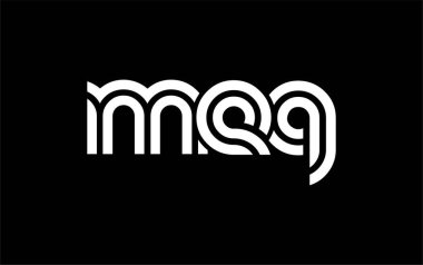 MEQ Yaratıcı Eşsiz Modern Harf Logosu Tasarımı. Benzersiz bir harf dizaynına sahip stilize logo, soyut minimalist estetik ve modern cazibe sunar.