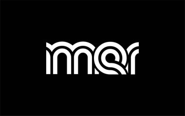 MER Yaratıcı Eşsiz Modern Harf Logosu Tasarımı. Benzersiz bir harf dizaynına sahip stilize logo, soyut minimalist estetik ve modern cazibe sunar.