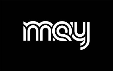 MEY Yaratıcı Eşsiz Modern Harf Logosu Tasarımı. Benzersiz bir harf dizaynına sahip stilize logo, soyut minimalist estetik ve modern cazibe sunar.