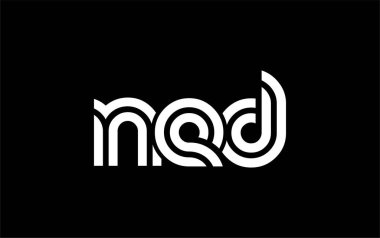NED Yaratıcı Eşsiz Modern Harf Logosu Tasarımı. Benzersiz bir harf dizaynına sahip stilize logo, soyut minimalist estetik ve modern cazibe sunar.