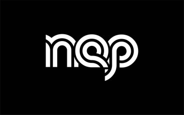 NEP Yaratıcı Eşsiz Modern Harf Logosu Tasarımı. Benzersiz bir harf dizaynına sahip stilize logo, soyut minimalist estetik ve modern cazibe sunar.