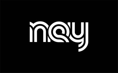 NEY Yaratıcı Eşsiz Modern Harf Logosu Tasarımı. Benzersiz bir harf dizaynına sahip stilize logo, soyut minimalist estetik ve modern cazibe sunar.