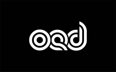 OED Yaratıcı Eşsiz Modern Harf Logosu Tasarımı. Benzersiz bir harf dizaynına sahip stilize logo, soyut minimalist estetik ve modern cazibe sunar.