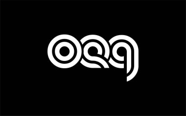 OEQ Yaratıcı Eşsiz Modern Harf Logosu Tasarımı. Benzersiz bir harf dizaynına sahip stilize logo, soyut minimalist estetik ve modern cazibe sunar.