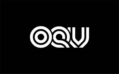 OEV Yaratıcı Eşsiz Modern Harf Logosu Tasarımı. Benzersiz bir harf dizaynına sahip stilize logo, soyut minimalist estetik ve modern cazibe sunar.