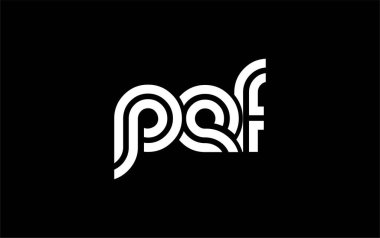 PEF Yaratıcı Eşsiz Modern Harf Logosu Tasarımı. Benzersiz bir harf dizaynına sahip stilize logo, soyut minimalist estetik ve modern cazibe sunar.