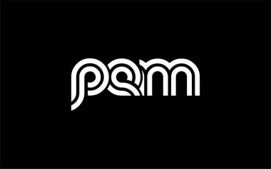 PEM Yaratıcı Eşsiz Modern Harf Logosu Tasarımı. Benzersiz bir harf dizaynına sahip stilize logo, soyut minimalist estetik ve modern cazibe sunar.