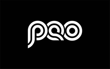 PEO Yaratıcı Eşsiz Modern Harf Logosu Tasarımı. Benzersiz bir harf dizaynına sahip stilize logo, soyut minimalist estetik ve modern cazibe sunar.