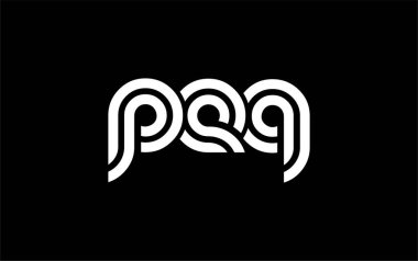 PEQ Yaratıcı Eşsiz Modern Harf Logosu Tasarımı. Benzersiz bir harf dizaynına sahip stilize logo, soyut minimalist estetik ve modern cazibe sunar.