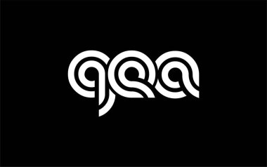 QEA Yaratıcı Eşsiz Modern Harf Logosu Tasarımı. Benzersiz bir harf dizaynına sahip stilize logo, soyut minimalist estetik ve modern cazibe sunar.