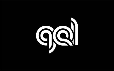 QEL Yaratıcı Eşsiz Modern Harf Logosu Tasarımı. Benzersiz bir harf dizaynına sahip stilize logo, soyut minimalist estetik ve modern cazibe sunar.