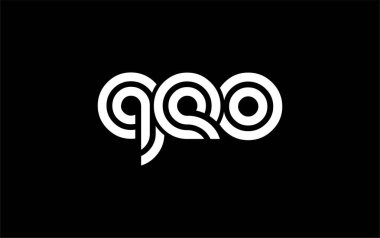 QEO Yaratıcı Eşsiz Modern Harf Logosu Tasarımı. Benzersiz bir harf dizaynına sahip stilize logo, soyut minimalist estetik ve modern cazibe sunar.