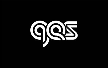 QES Yaratıcı Eşsiz Modern Harf Logosu Tasarımı. Benzersiz bir harf dizaynına sahip stilize logo, soyut minimalist estetik ve modern cazibe sunar.