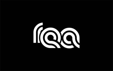 REA Yaratıcı Eşsiz Modern Harf Logosu Tasarımı. Benzersiz bir harf dizaynına sahip stilize logo, soyut minimalist estetik ve modern cazibe sunar.