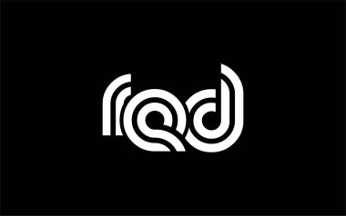 Kırmızı Yaratıcı Eşsiz Modern Harf Logosu Tasarımı. Benzersiz bir harf dizaynına sahip stilize logo, soyut minimalist estetik ve modern cazibe sunar.