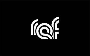 REF Yaratıcı Eşsiz Modern Harf Logosu Tasarımı. Benzersiz bir harf dizaynına sahip stilize logo, soyut minimalist estetik ve modern cazibe sunar.