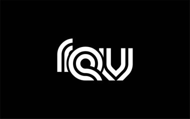 REV Yaratıcı Eşsiz Modern Harf Logosu Tasarımı. Benzersiz bir harf dizaynına sahip stilize logo, soyut minimalist estetik ve modern cazibe sunar.