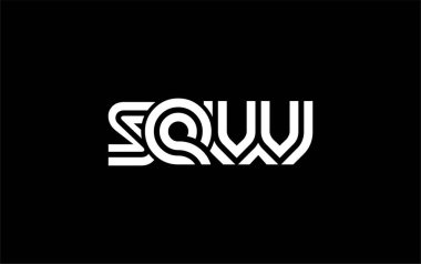 SEW Yaratıcı Eşsiz Modern Harf Logosu Tasarımı. Benzersiz bir harf dizaynına sahip stilize logo, soyut minimalist estetik ve modern cazibe sunar.