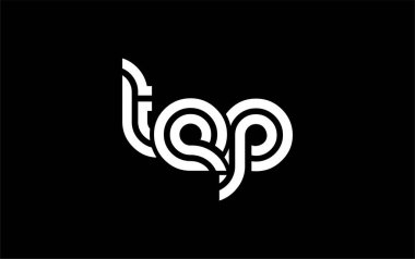 TEP Yaratıcı Eşsiz Modern Harf Logosu Tasarımı. Benzersiz bir harf dizaynına sahip stilize logo, soyut minimalist estetik ve modern cazibe sunar.