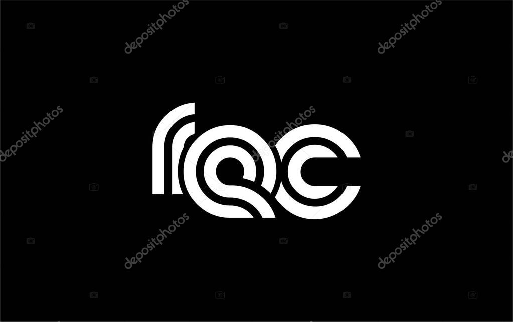 REC Creative Unique Modern Letter Logo Design. Stylized logo featuring a unique letter design, presenting abstract minimalist aesthetics and modern appeal.