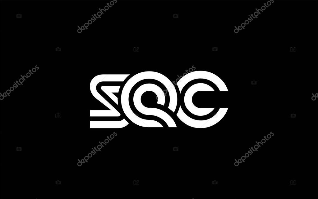 SEC Creative Unique Modern Letter Logo Design. Stylized logo featuring a unique letter design, presenting abstract minimalist aesthetics and modern appeal.
