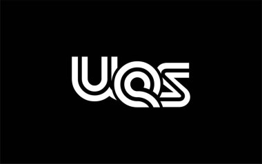 UES Yaratıcı Eşsiz Modern Harf Logosu Tasarımı. Benzersiz bir harf dizaynına sahip stilize logo, soyut minimalist estetik ve modern cazibe sunar.
