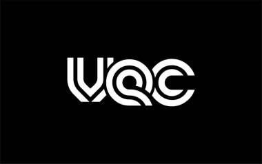 VEC Yaratıcı Eşsiz Modern Harf Logosu Tasarımı. Benzersiz bir harf dizaynına sahip stilize logo, soyut minimalist estetik ve modern cazibe sunar.
