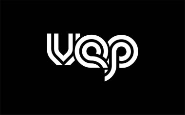 VEP Yaratıcı Eşsiz Modern Harf Logosu Tasarımı. Benzersiz bir harf dizaynına sahip stilize logo, soyut minimalist estetik ve modern cazibe sunar.
