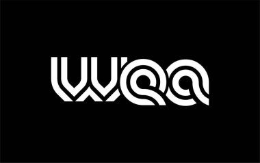 WEA Yaratıcı Eşsiz Modern Harf Logosu Tasarımı. Benzersiz bir harf dizaynına sahip stilize logo, soyut minimalist estetik ve modern cazibe sunar.