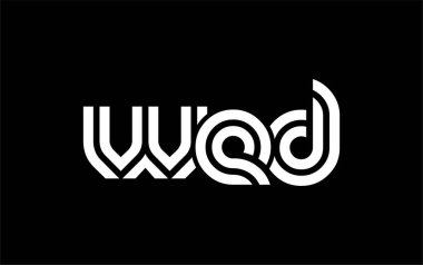 WED Yaratıcı Eşsiz Modern Harf Logosu Tasarımı. Benzersiz bir harf dizaynına sahip stilize logo, soyut minimalist estetik ve modern cazibe sunar.
