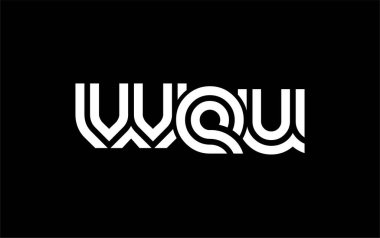 WEU Yaratıcı Eşsiz Modern Harf Logosu Tasarımı. Benzersiz bir harf dizaynına sahip stilize logo, soyut minimalist estetik ve modern cazibe sunar.