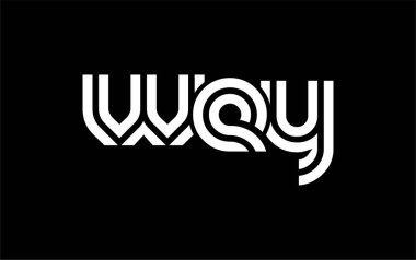 WEY Yaratıcı Eşsiz Modern Harf Logosu Tasarımı. Benzersiz bir harf dizaynına sahip stilize logo, soyut minimalist estetik ve modern cazibe sunar.