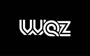 WEZ Yaratıcı Eşsiz Modern Harf Logosu Tasarımı. Benzersiz bir harf dizaynına sahip stilize logo, soyut minimalist estetik ve modern cazibe sunar.