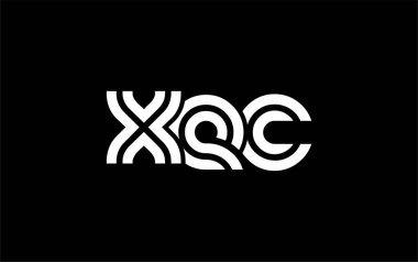 XEC Yaratıcı Eşsiz Modern Harf Logosu Tasarımı. Benzersiz bir harf dizaynına sahip stilize logo, soyut minimalist estetik ve modern cazibe sunar.