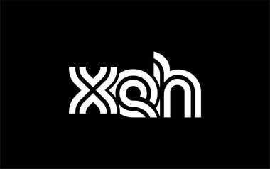 XEH Yaratıcı Eşsiz Modern Harf Logosu Tasarımı. Benzersiz bir harf dizaynına sahip stilize logo, soyut minimalist estetik ve modern cazibe sunar.