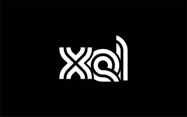 XEL Yaratıcı Eşsiz Modern Harf Logosu Tasarımı. Benzersiz bir harf dizaynına sahip stilize logo, soyut minimalist estetik ve modern cazibe sunar.