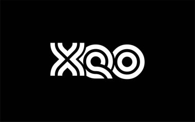 XEO Yaratıcı Eşsiz Modern Harf Logosu Tasarımı. Benzersiz bir harf dizaynına sahip stilize logo, soyut minimalist estetik ve modern cazibe sunar.