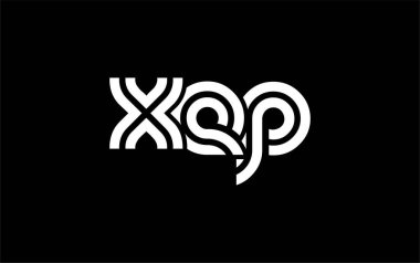 XEP Yaratıcı Eşsiz Modern Harf Logosu Tasarımı. Benzersiz bir harf dizaynına sahip stilize logo, soyut minimalist estetik ve modern cazibe sunar.