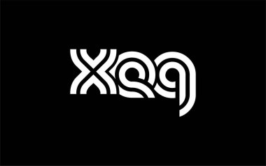 XEQ Yaratıcı Eşsiz Modern Harf Logosu Tasarımı. Benzersiz bir harf dizaynına sahip stilize logo, soyut minimalist estetik ve modern cazibe sunar.